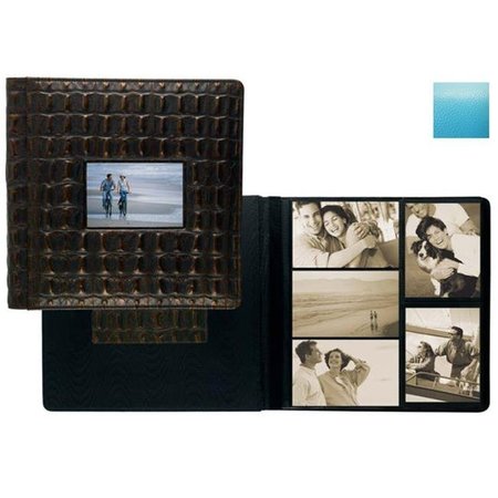 RAIKA Raika RO 113 TURQUOISE Frame Front 4 x 6 Large Album - Turquoise RO 113 TURQUOISE